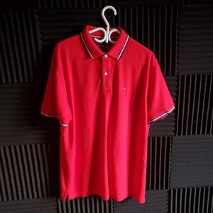 Tommy Hilfiger Red Polo Shirt